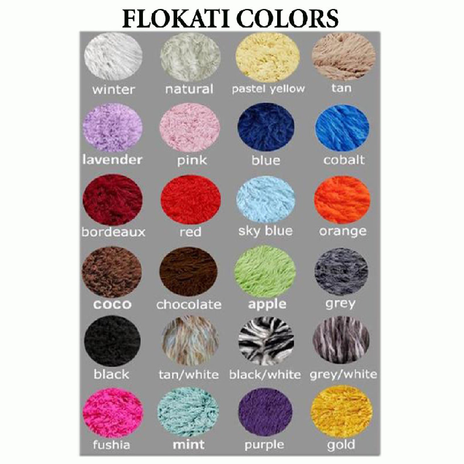 PREMIUM FLOKATI RUGS | SOFT 3” SHAG PILE | 2000 GRAM WEIGHT