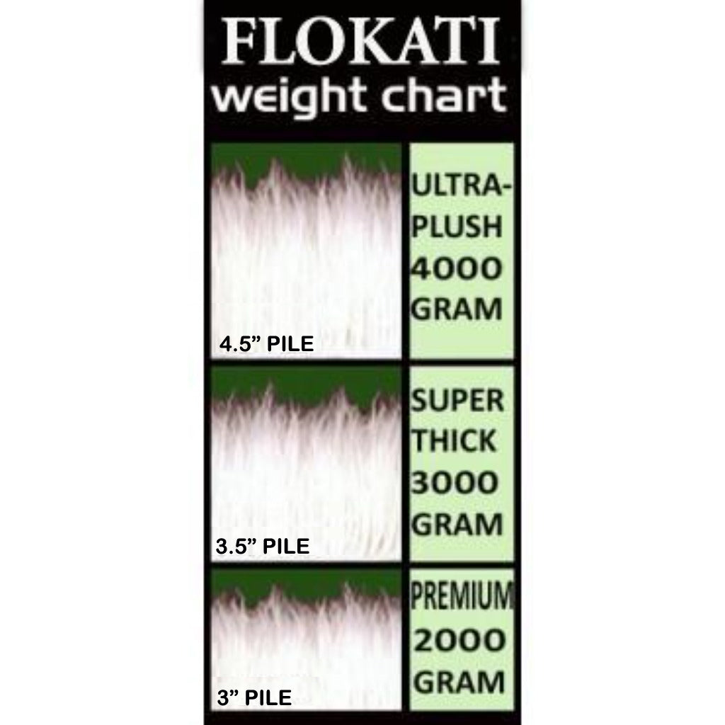 SUPER THICK ROUND FLOKATI RUG | PLUSH 3.5