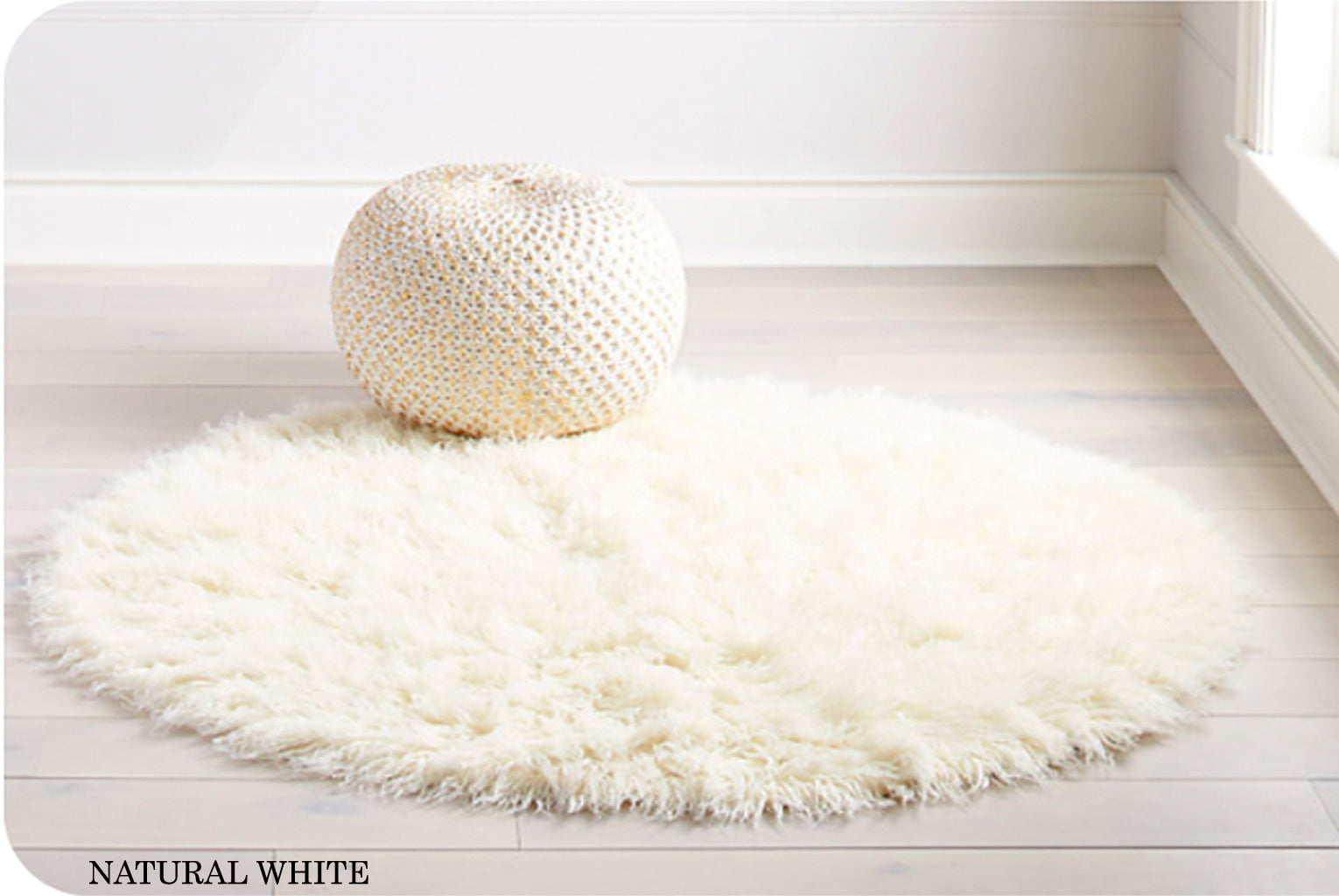 PREMIUM ROUND FLOKATI RUG | SOFT 3