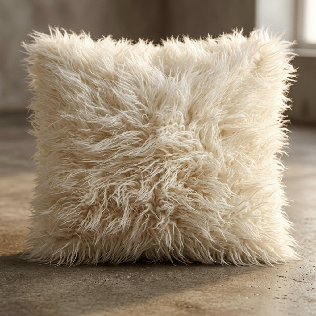 SHAGGY FLOKATI COUCH PILLOW💥18