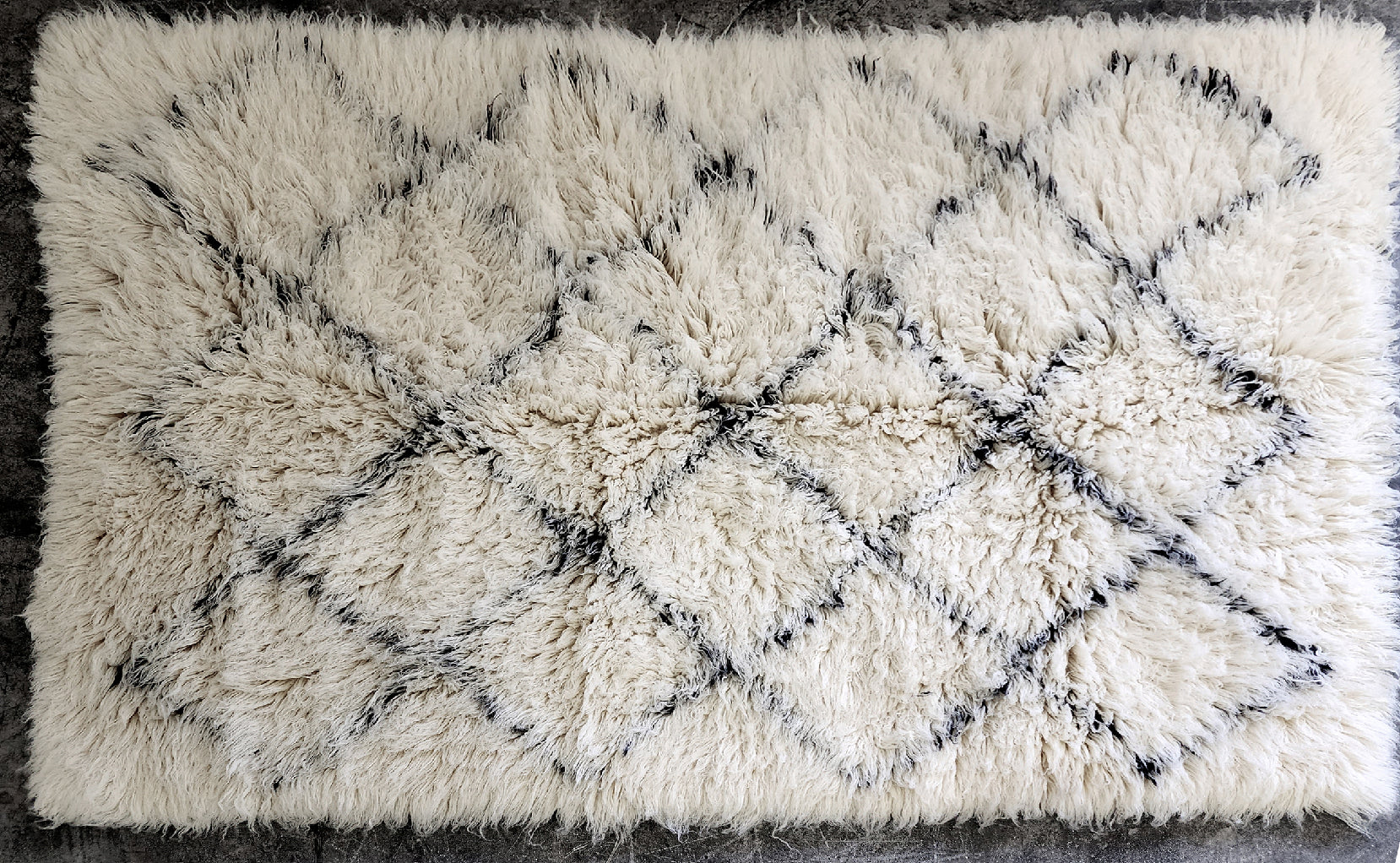 SUPER THICK 3X5 CUSTOM FLOKATI RUG | THICK 3000gsm WEIGHT | LONG 4