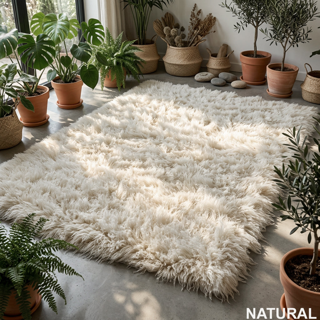 THE BEST SQUARE FLOKATI RUG MADE | ULTRA-PLUSH 4