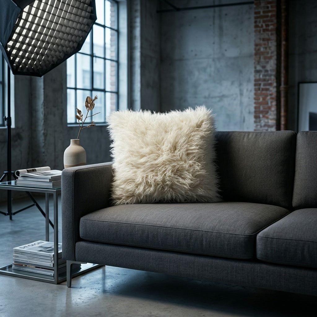 SHAGGY LARGE COUCH PILLOW💥30