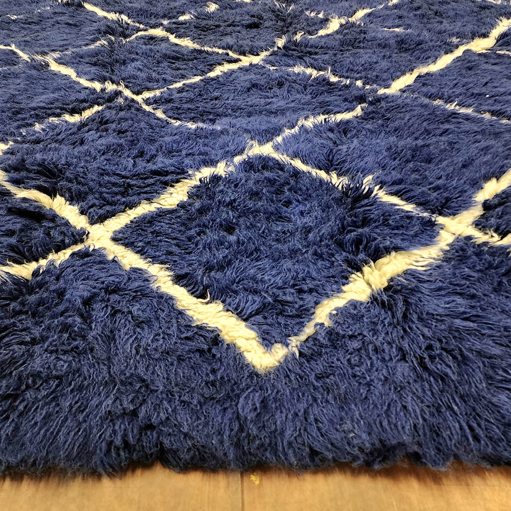 LAST ONE! STUNNING 7x10 DESIGNER FLOKATI RUG | THICK 4