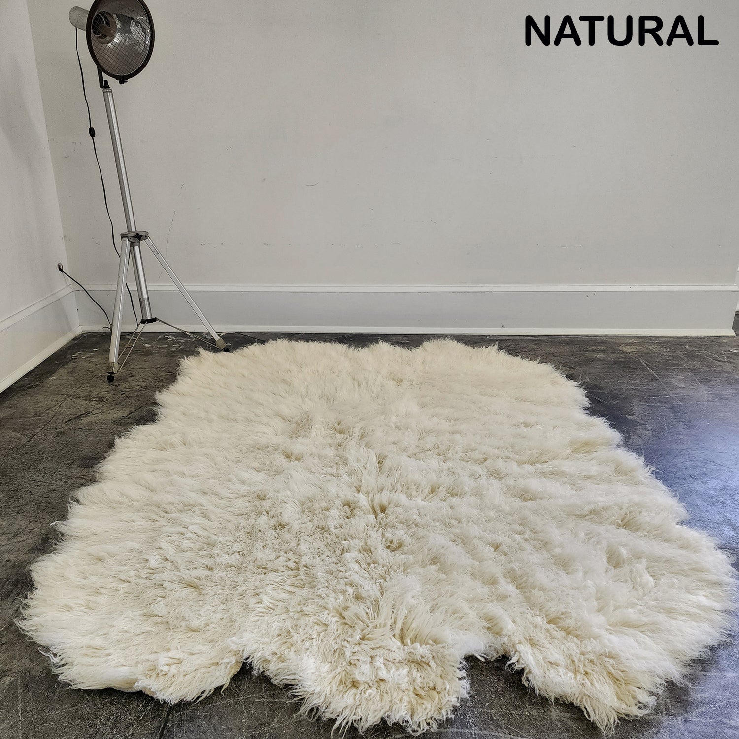 STYLISH SHEEPSKIN FLOKATI RUG | SUPER THICK 3.5