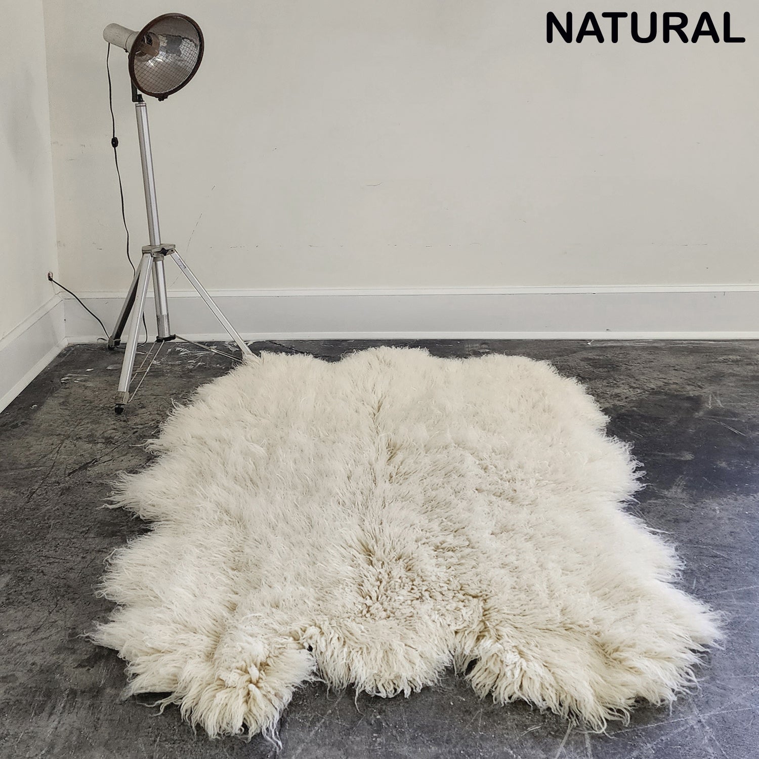 AMAZING SHEEPSKIN FLOKATI RUG | ULTRA-PLUSH 4.5” PILE | LIKE WALKING ON A CLOUD!