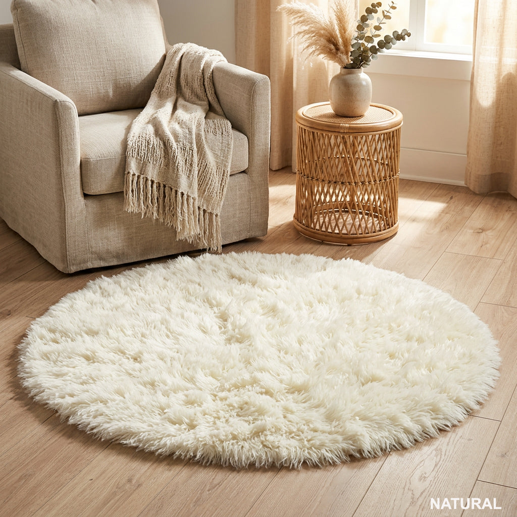 PREMIUM ROUND FLOKATI RUG💥SOFT 3