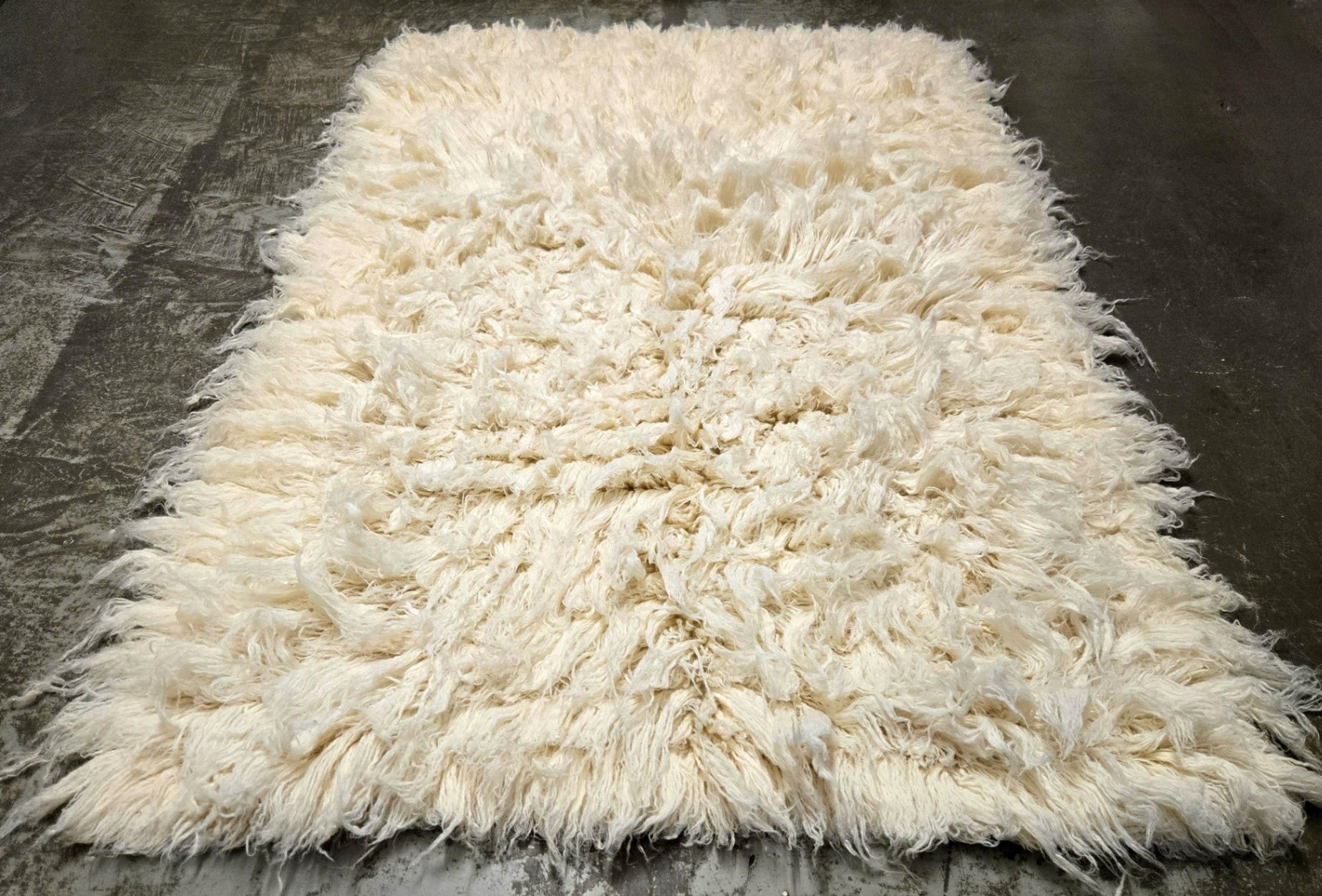 EXOTIC CHUNKY WOOL FLOKATI RUG💥LONG 6