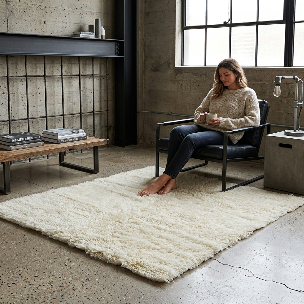 SUPER THICK 3X5 SHORT HAIR FLOKATI RUG💥THIC💥THICK SHORTER SHAG PILE