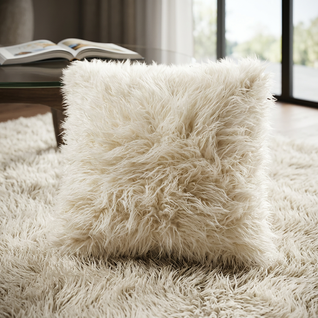 SHAGGY FLOKATI COUCH PILLOW | 18