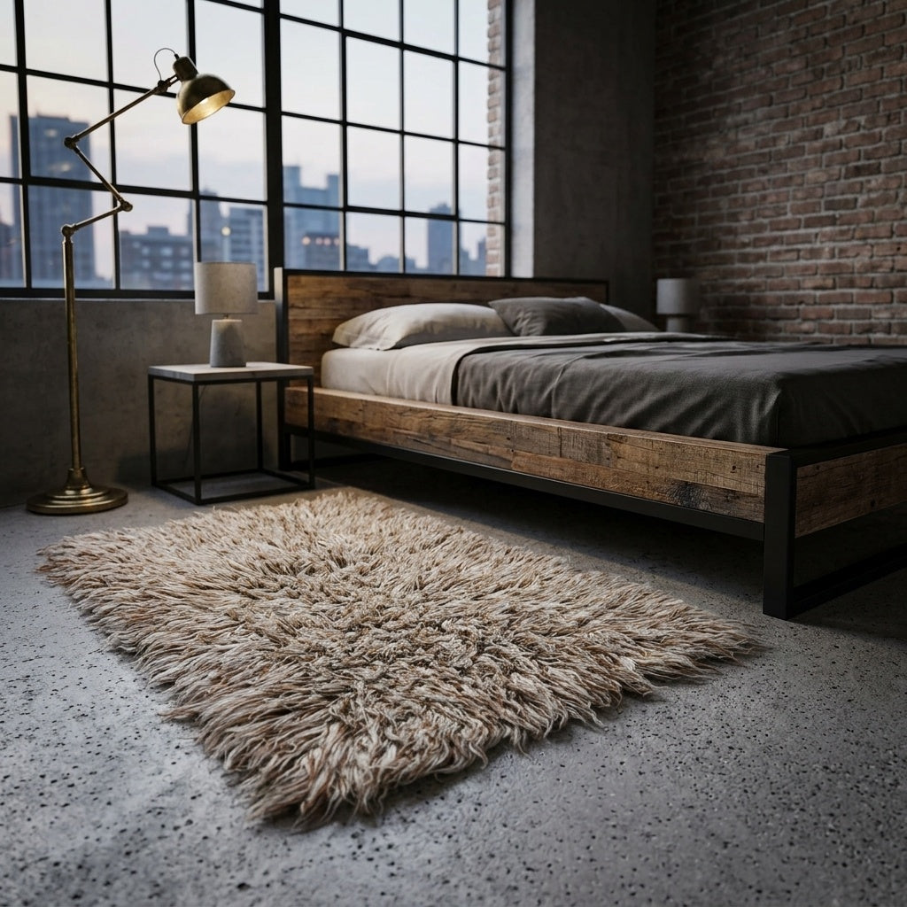 ULTRA- PLUSH 3X5 CUSTOM FLOKATI RUG💥THICK 4000 GRAM WEIGHT💥LONG 4