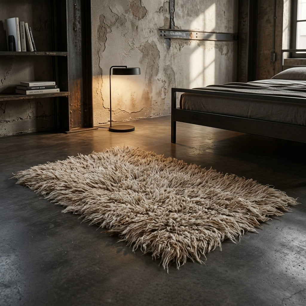 ULTRA- PLUSH 3X5 CUSTOM FLOKATI RUG💥THICK 4000 GRAM WEIGHT💥LONG 4