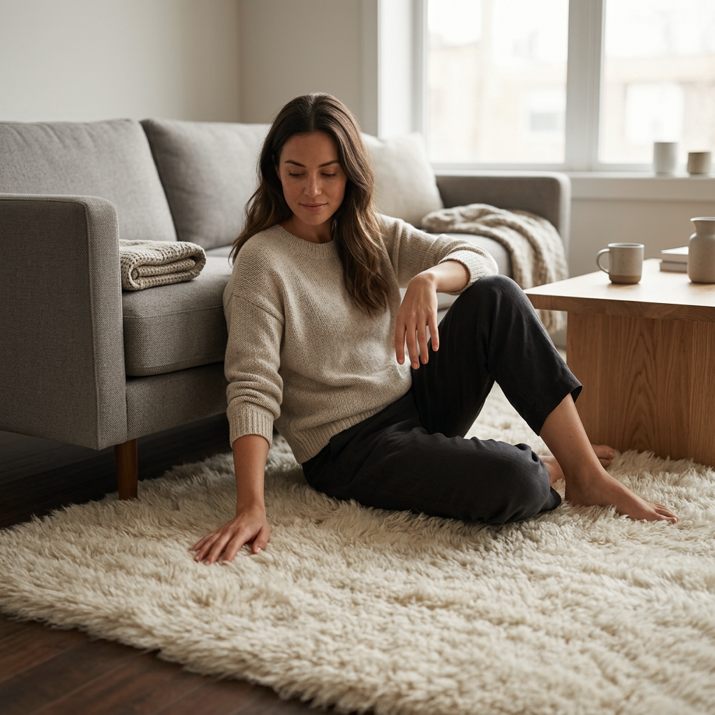 SHORT HAIR FLOKATI RUG💥THICK AND PLUSH WITH A SHORTER PILE LENGTH