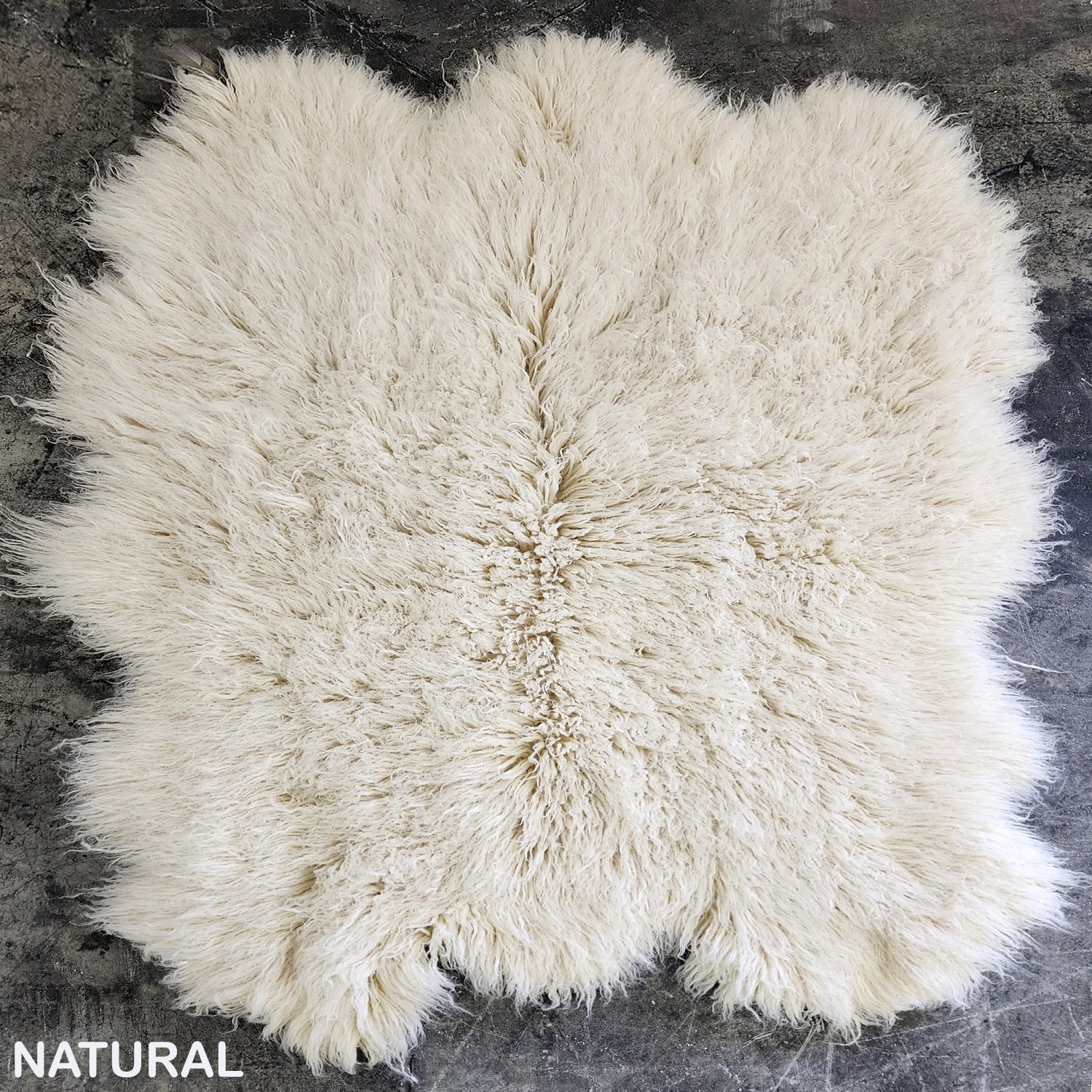 AMAZING SHEEPSKIN FLOKATI RUG | ULTRA-PLUSH 4.5” PILE | LIKE WALKING ON A CLOUD!