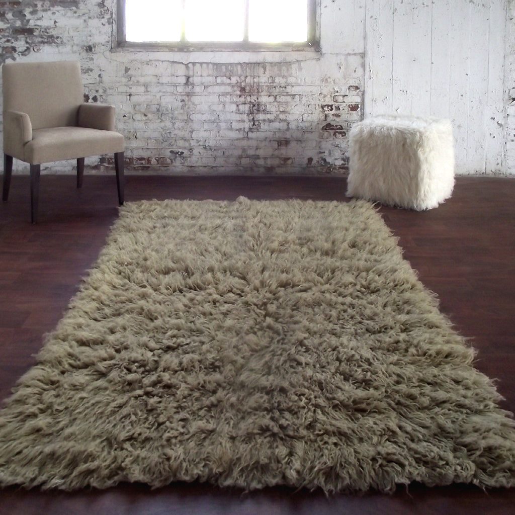 SUPER THICK MUSHROOM FLOKATI RUG | THICK 3000gsm WEIGHT | LONG 3.5