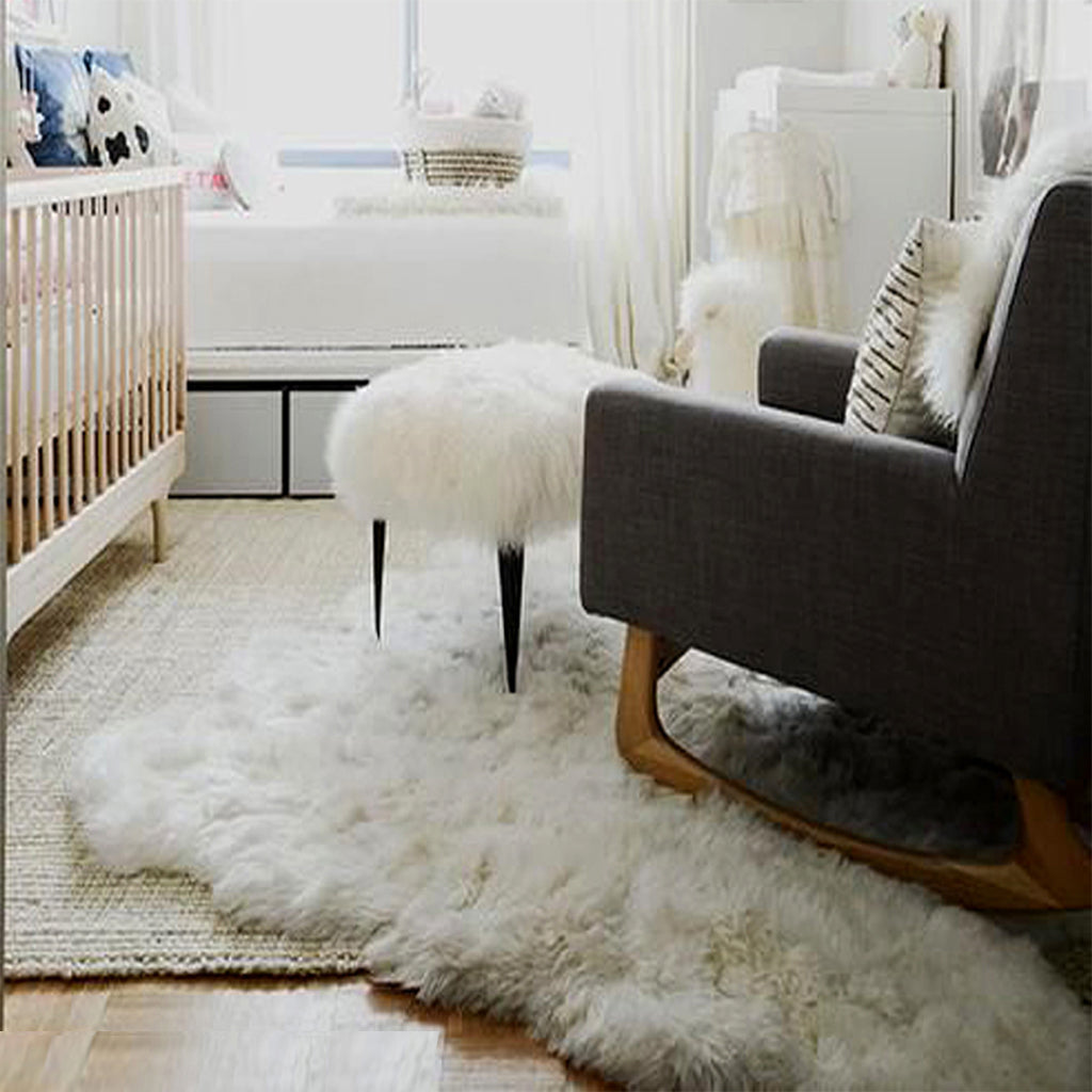 STYLISH SHEEPSKIN FLOKATI RUG | SUPER THICK 3.5