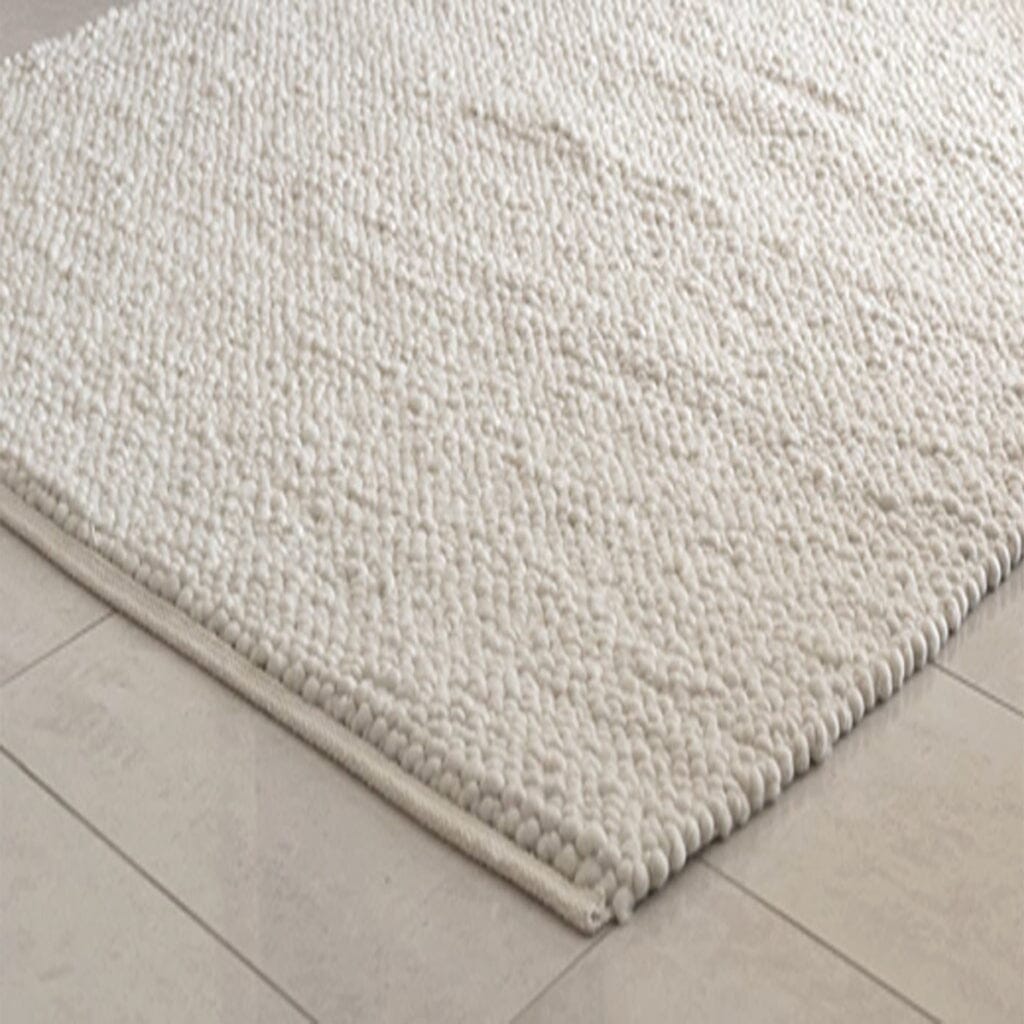 STYLISH KNOTTED WOOL AREA RUG | FLAT WEAVE | 100% ORGANIC WOOL